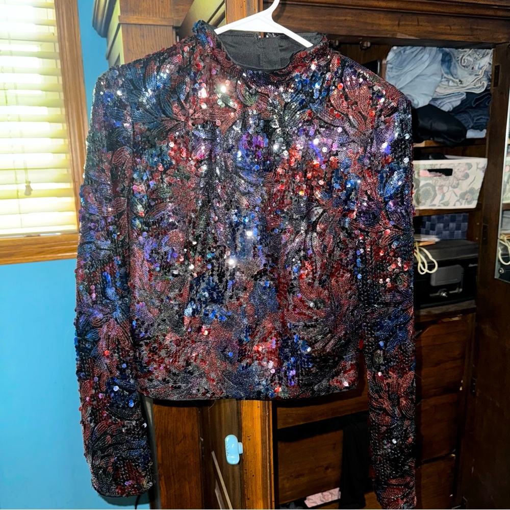 Guess sequin shirt